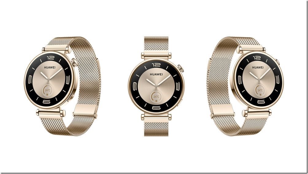 【HUAWEI 發稿照7】HUAWEI推出輝映龍年金光閃閃的HUAWEI WATCH GT 4 41mm流光金