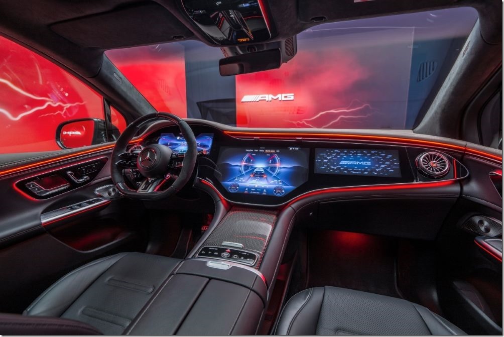 圖二、EQE 43 4MATIC SUV Hyper Edition 標配 HYPERSCREEN 超寬幅螢幕及多項性能配備