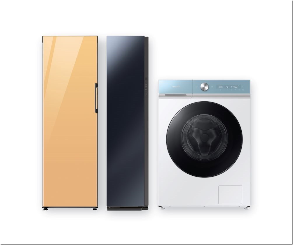 【新聞照片07】BESPOKE 設計品味系列 冷藏／冷凍櫃、AI 衣管家 電子衣櫥、AI 衣管家滾筒洗衣機 、BESPOKE 設計品味系列蒸洗脫烘 AI 智慧滾筒洗衣機