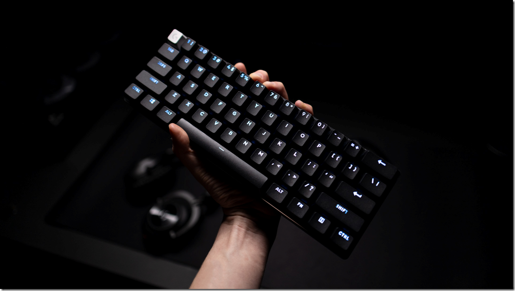 圖說01 專為射擊遊戲賽事而生的 Logitech G PRO X 60 機械式 60% 電競鍵盤今日(22)上市