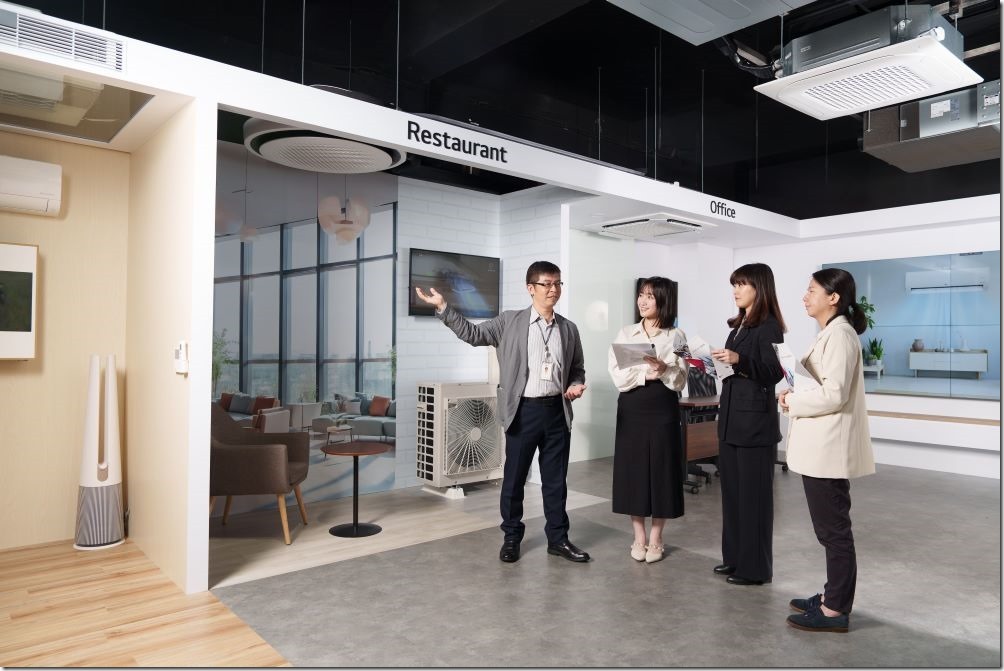 【新聞圖片1】看好台灣市場需求，LG成立台灣首間「LG空調學院」，使用者可以一站式體驗全系列空調產品！ 