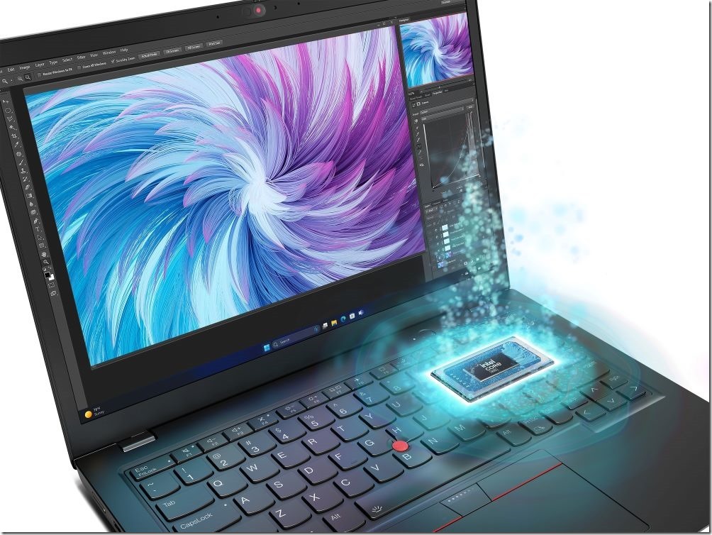 【新聞照片2】全新ThinkPad系列筆電搭載Intel Core Ultra處理器及NPU，能將專業任務下放至專用硬體上，使AI實力再升級。