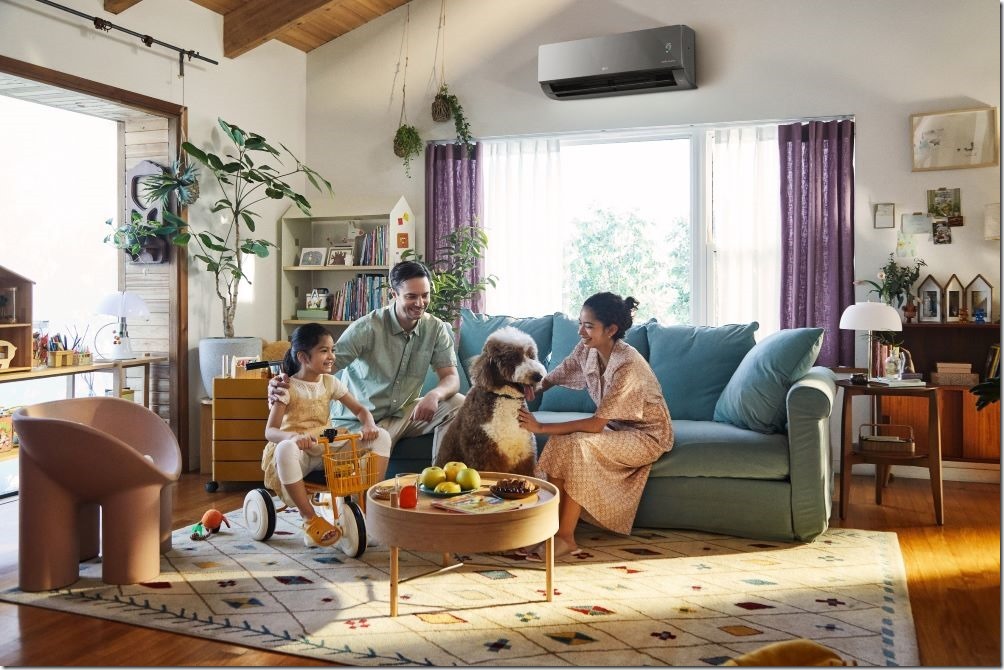 【新聞圖片4】LG ARTCOOL潮酷系列可依居家人數與活動量的不同，設定不同的能源消耗模式，達到主動式的節能