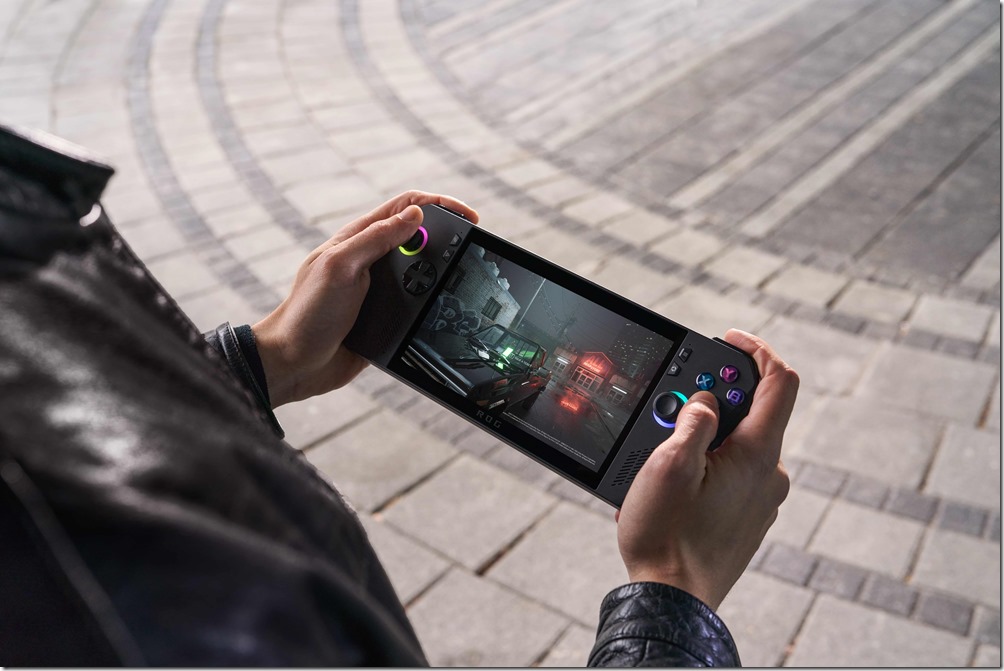 ROG Ally X機身轉變為酷炫潮黑外，更增進了人體工學、散熱和連線能力。