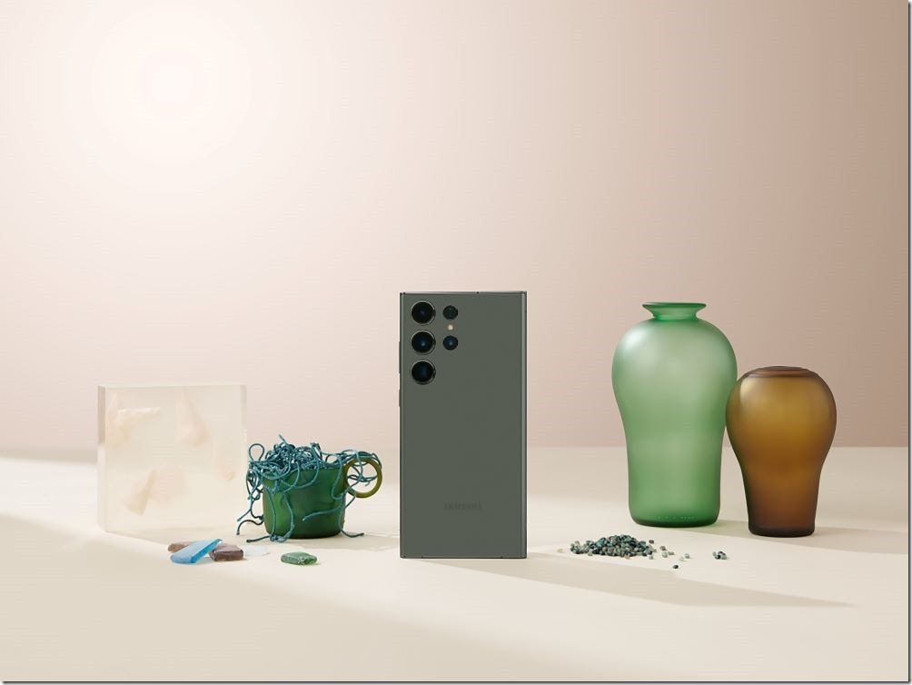 【新聞圖片4】三星將再生材料融入旗下所有行動產品的目標，包括Galaxy智慧型手機、平板、PC及穿戴裝置，並年年精進環保舉措。